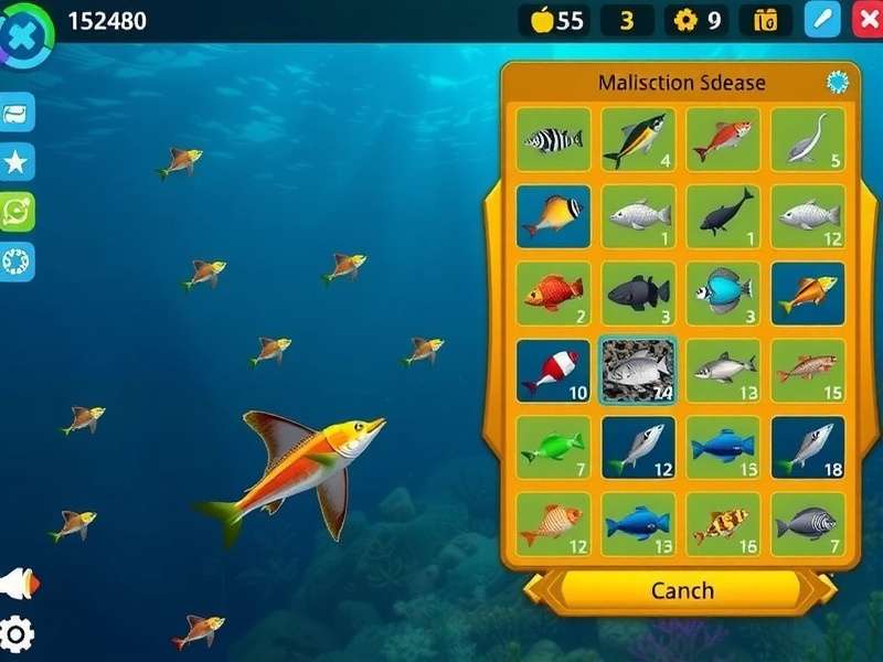 Indian Ocean Quest marine life collection interface